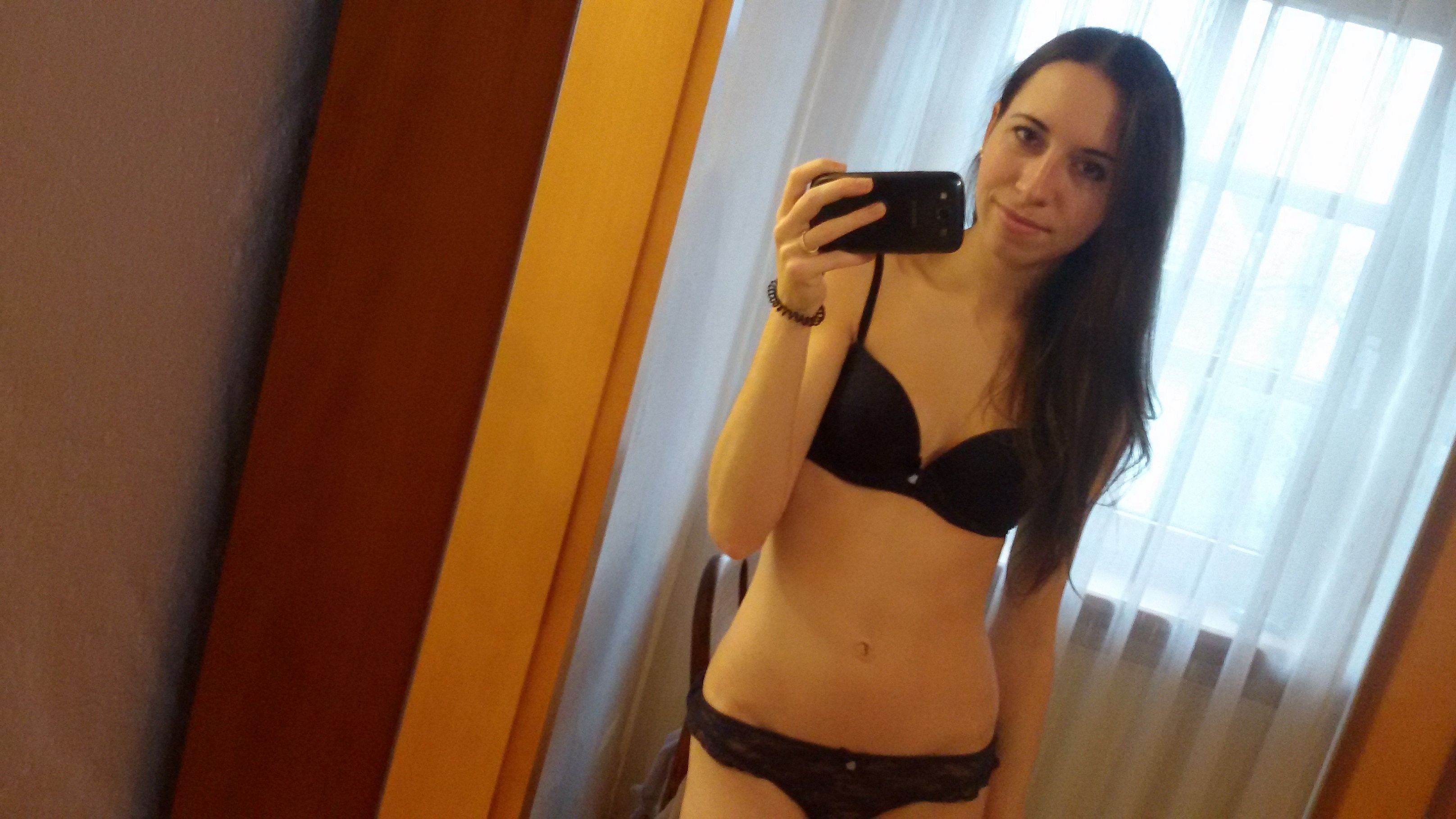 German teacher Malin posing — 21