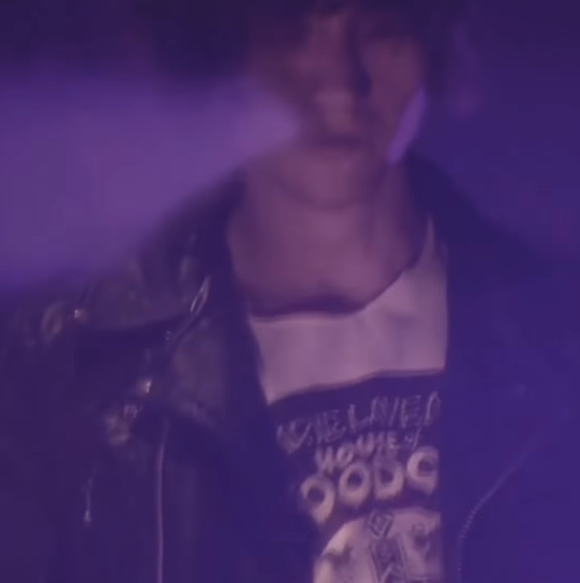 Black leather motorcycle smoke — 26